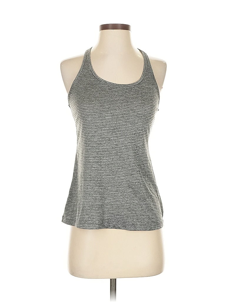 Pre-owned Active By Old Navy Tank Top Gray Halter Neckline Tops