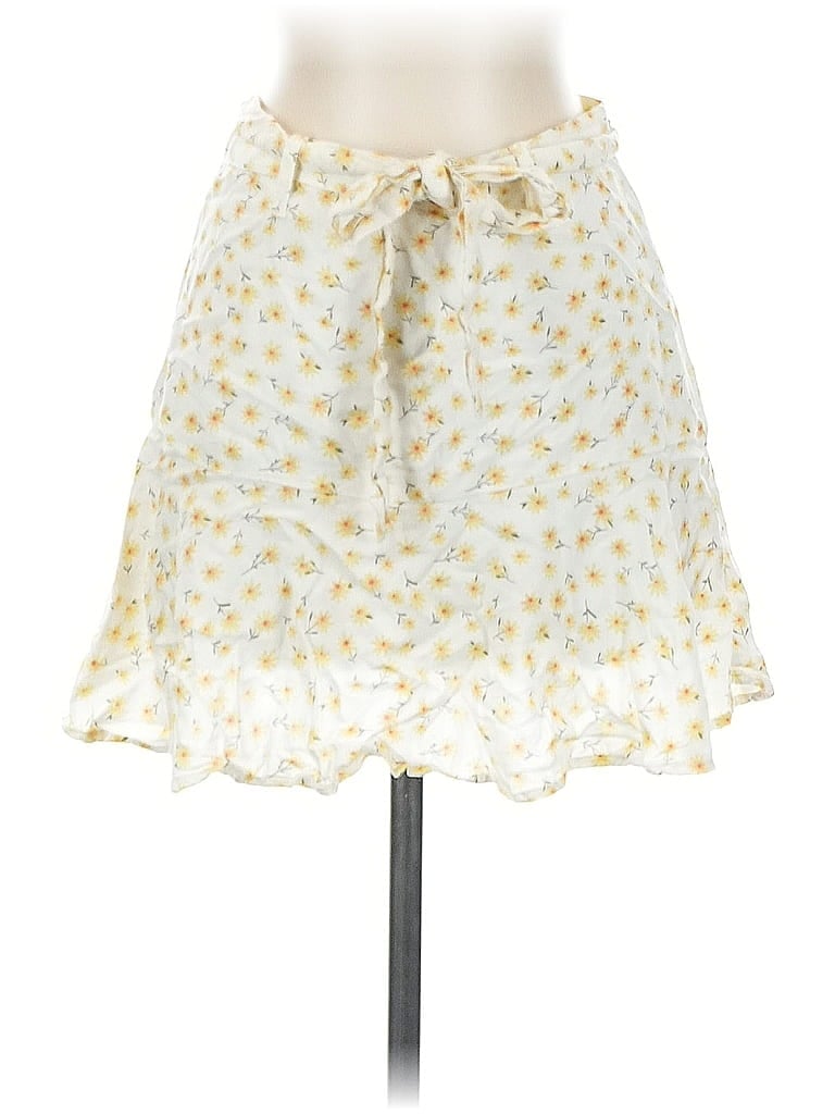 Pre-owned Sonoma Goods For Life Casual Skirt In Yellow