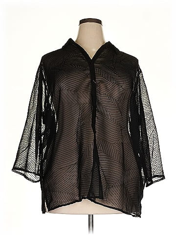 JM Collection 3/4 Sleeve Blouse (view 1)