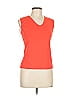 Chico's Design Orange Sweater Vest Size Lg (2) - photo 1