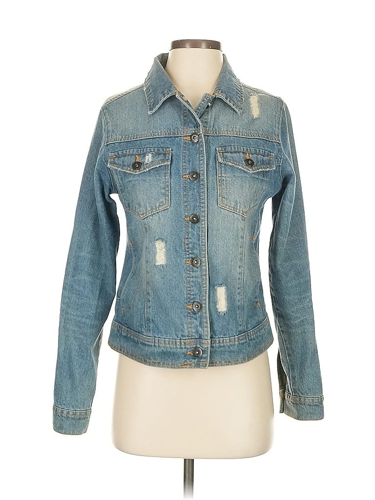 Pre-owned Assorted Brands Denim Jacket In Blue