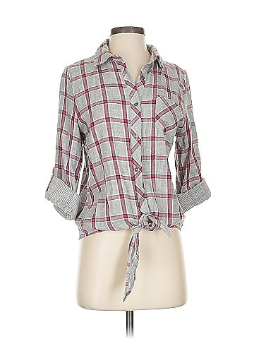 Dress Forum 3/4 Sleeve Button-Down Shirt (view 1)