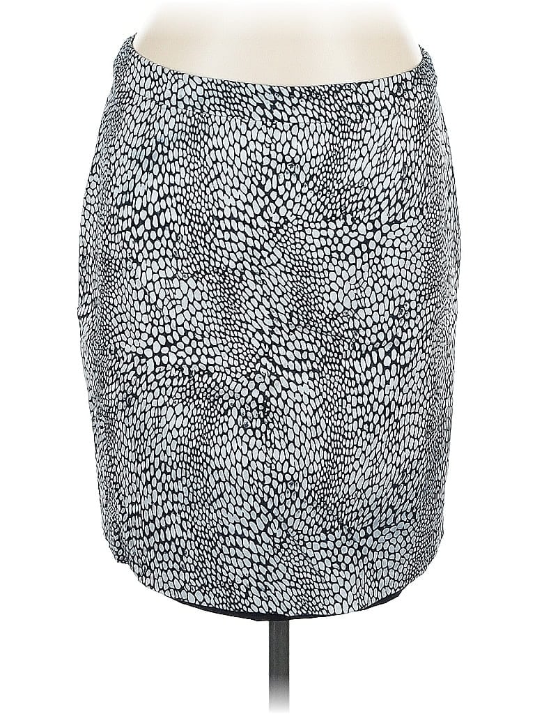 Pre-owned Halogen Casual Skirt In Silver
