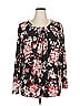 Liz Claiborne Career Black Long Sleeve Blouse Size 1X - photo 1