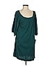 BCBGMAXAZRIA Solid Teal Casual Dress Size M - photo 1