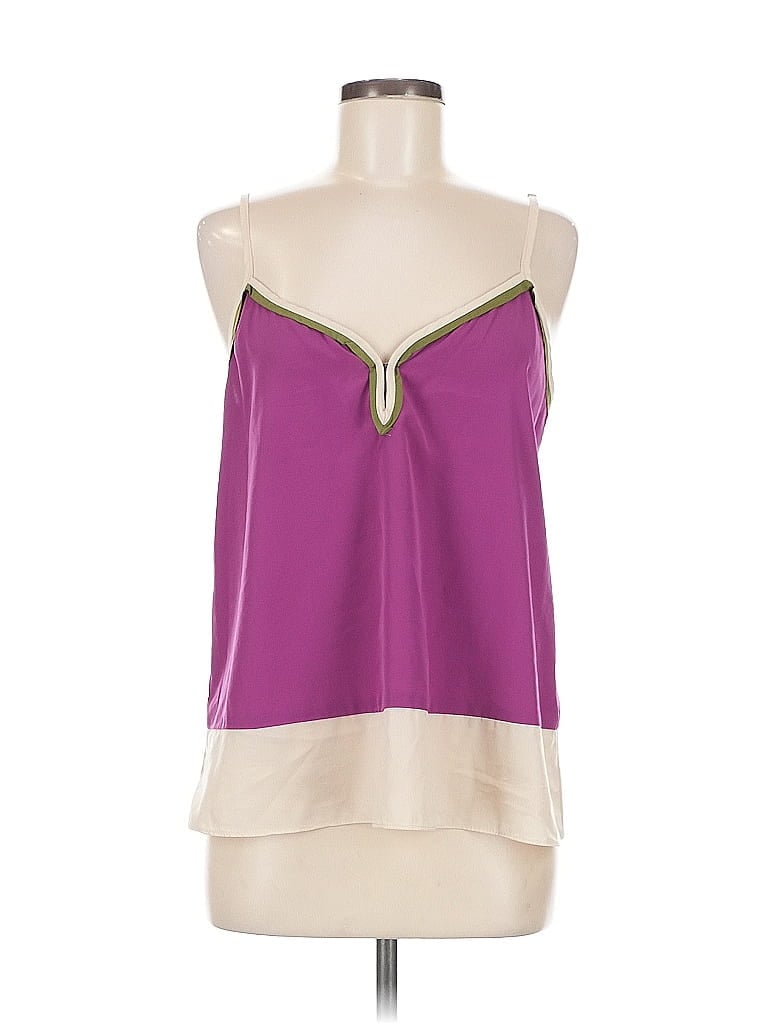 Pre-owned Willow & Clay Sleeveless Blouse In Purple