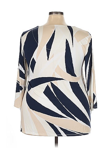 JM Collection 3/4 Sleeve Blouse (view 2)