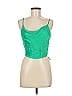 Zara 100% Viscose Green Sleeveless Top Size M - photo 1