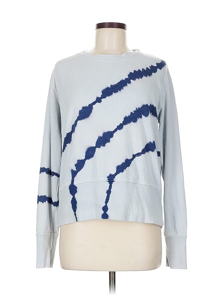 Sundry Tie-dye Blue Pullover Sweater Size Med (2) - photo 1