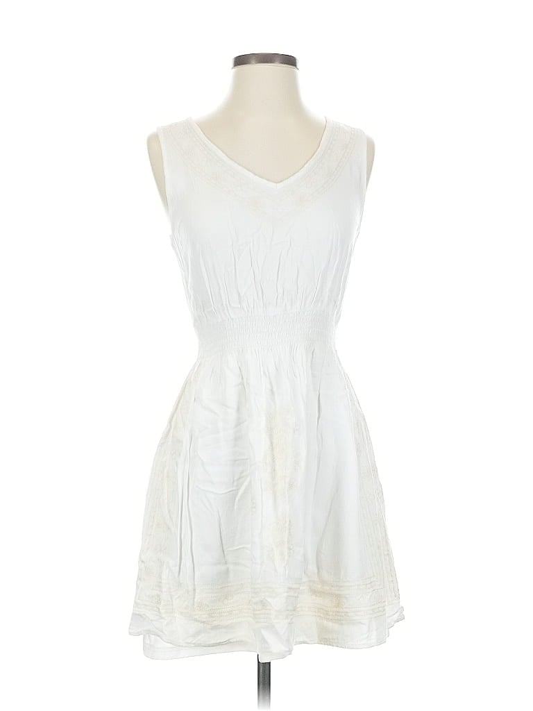 Pre-owned Mi Ami Casual Dress In White