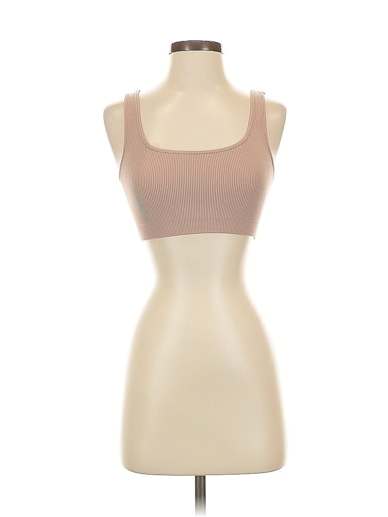 Pre-owned Set Active Sports Bra In Brown