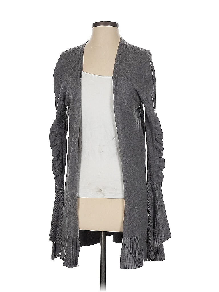 Pre-owned Hinge Kimono In Gray