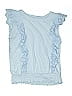 Gap Kids 100% Cotton Blue Sleeveless T-Shirt Size 2X-large (14-16) - photo 1