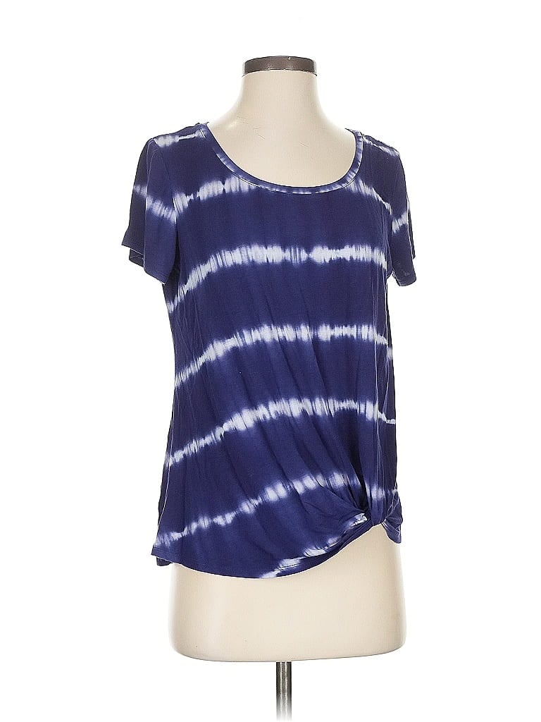Nine Britton Tie-dye Blue Short Sleeve T-Shirt Size S - photo 1