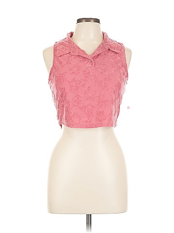 Justify Sleeveless Button-Down Shirt (view 1)