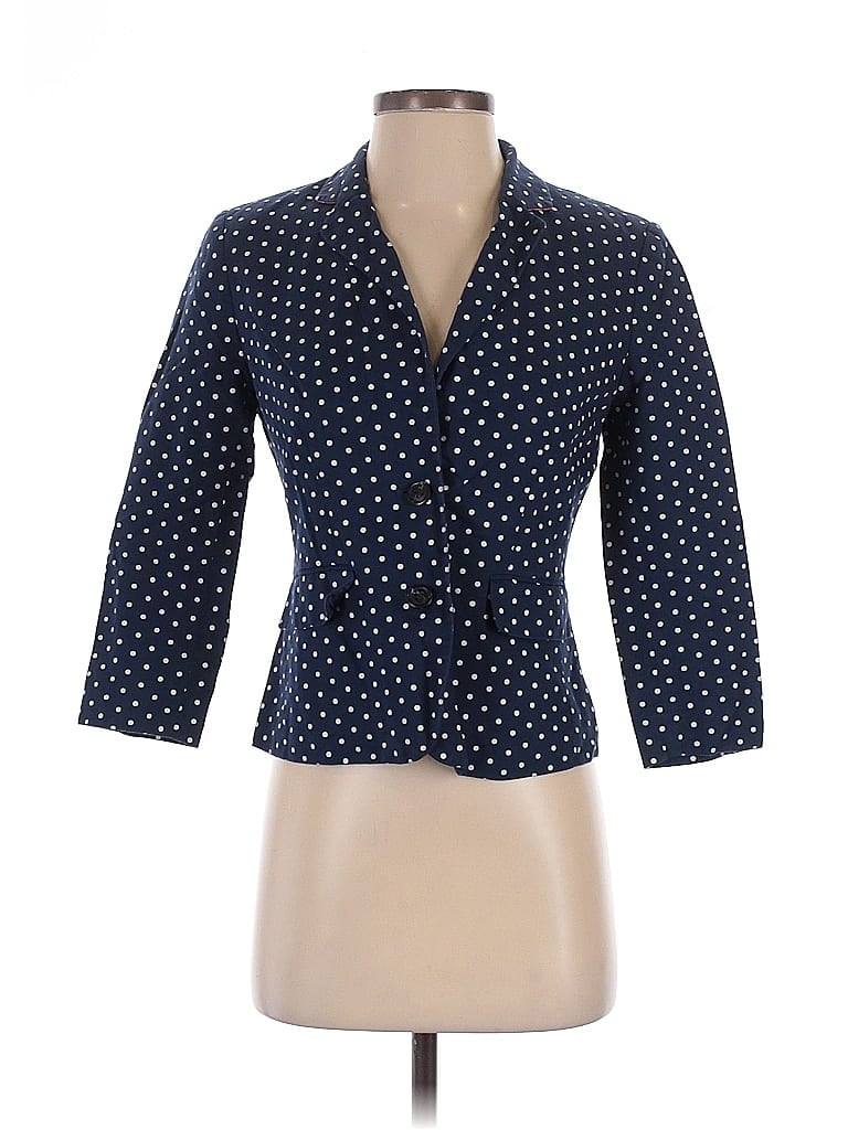 Pre-owned Banana Republic Factory Store Blazer Jacket In Blue