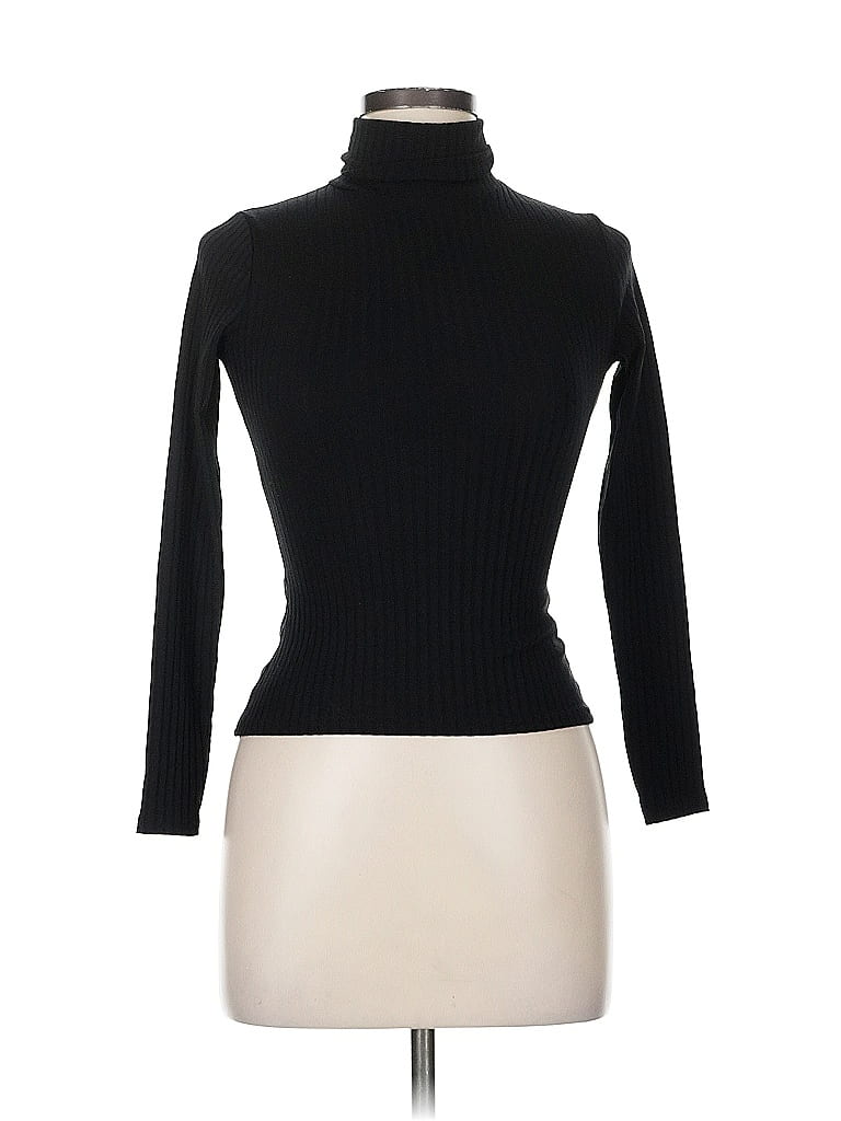Nasty Gal Inc. Black Turtleneck Sweater Size 6 - photo 1