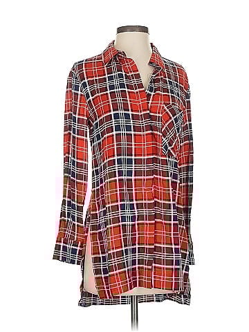 Velvet Heart 3/4 Sleeve Button-Down Shirt (view 1)