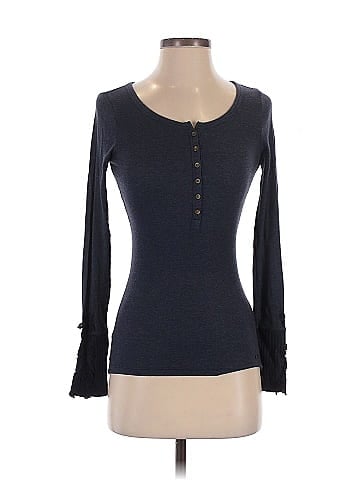 Hollister Long Sleeve Henley (view 1)
