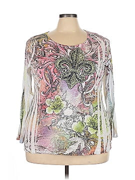 Lane Bryant Outlet 3/4 Sleeve T Shirt