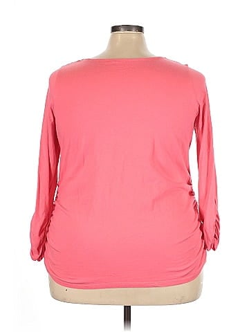 Lane Bryant 3/4 Sleeve T-Shirt (view 2)
