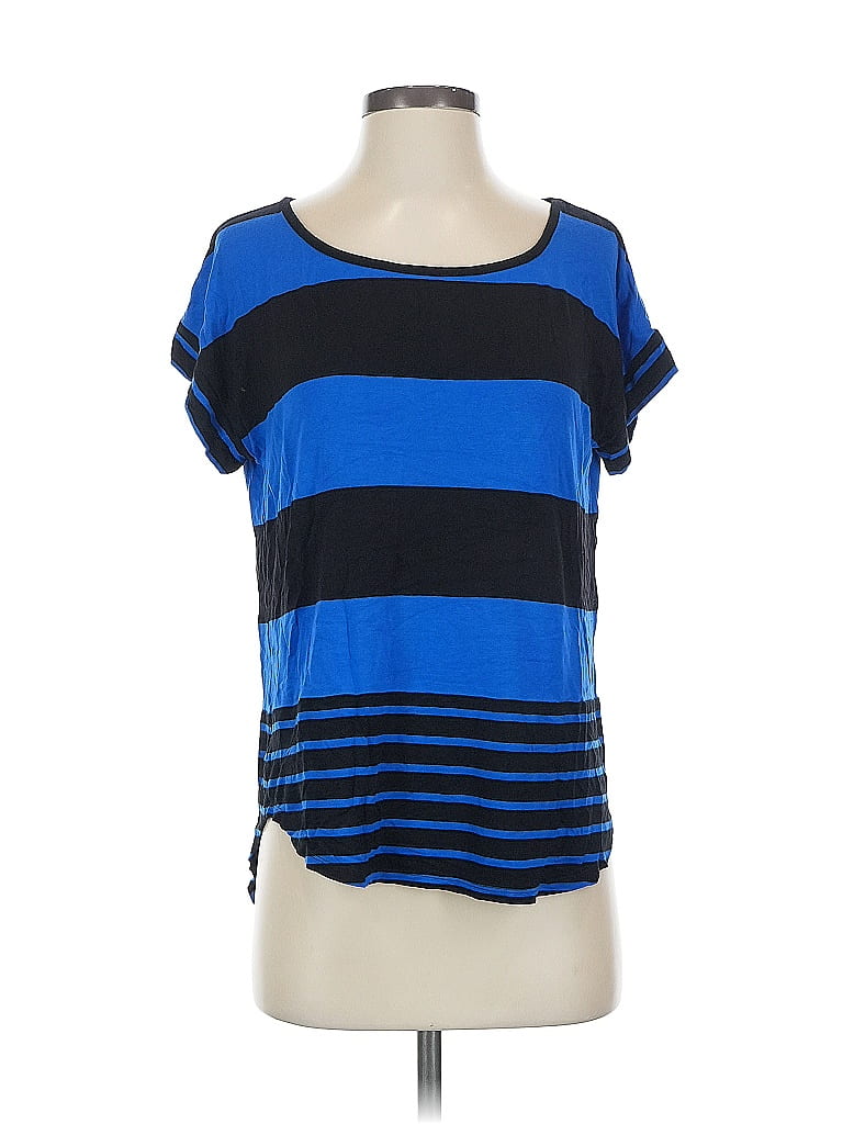 Pre-owned Cynthia Rowley Tjx Short Sleeve T-shirt In Blue