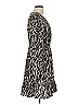 New Look 100% Polyester Animal Print Black Casual Dress Size 10 - photo 4