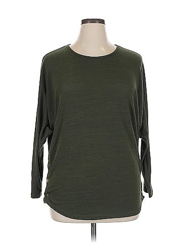 Pink Clover 3/4 Sleeve Top (view 1)