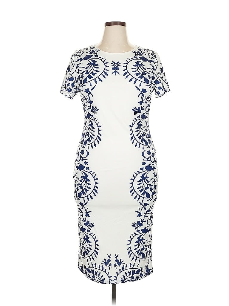 Pre-owned Shein Cocktail Dress In White