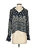 Sea New York 100% Viscose Gray Long Sleeve Blouse Size 2 - photo 1