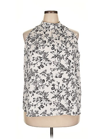 Violets & Roses Sleeveless Blouse (view 1)
