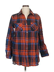 Ashley Stewart 3/4 Sleeve Button Down Shirt
