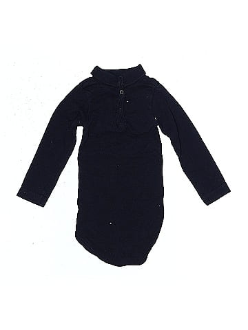 Petit Bateau Long Sleeve Onesie (view 2)