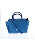 MICHAEL Michael Kors Solid Blue Leather Shoulder Bag One size - photo 1