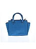 MICHAEL Michael Kors Solid Blue Leather Shoulder Bag One size - photo 3