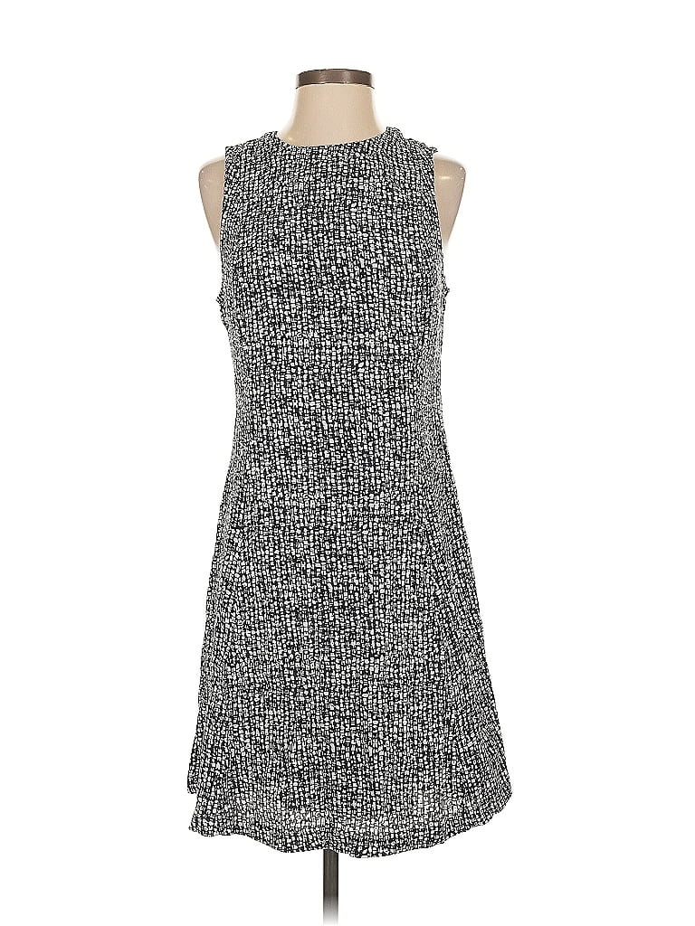 Pre-owned Ann Taylor Loft Casual Dress In Gray