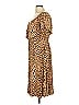 SOFIA Animal Print Brown Casual Dress Size L - photo 5