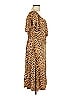 SOFIA Animal Print Brown Casual Dress Size L - photo 4