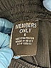 Members Only 100% Polyester Color Block Black Athletic Shorts Size 8 - photo 3