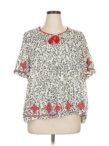 J.Jill Short Sleeve Blouse (view 1)