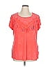 New Directions Orange Short Sleeve T-Shirt Size 1X - photo 1