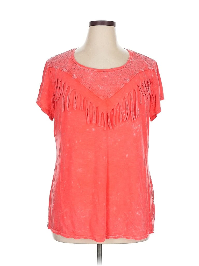 New Directions Orange Short Sleeve T-Shirt Size 1X - photo 1