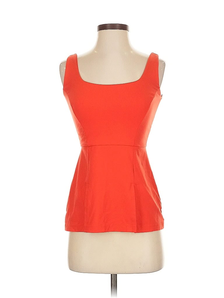 Pre-owned Susana Monaco Sleeveless Top Red Sweetheart Neckline Tops