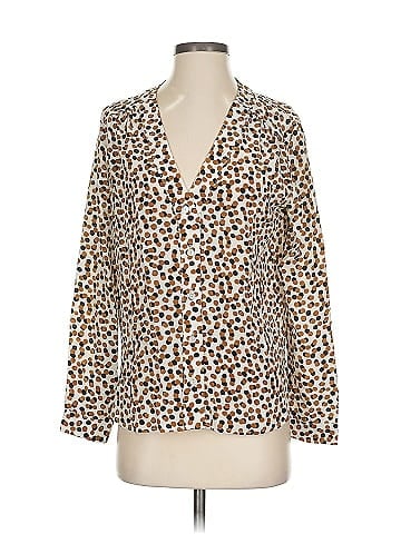 Amour Vert Long Sleeve Silk Top (view 1)