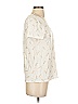 Ann Taylor LOFT Outlet Ivory Short Sleeve T-Shirt Size S - photo 3