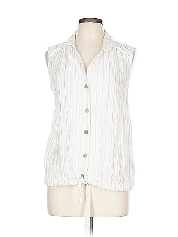 Vintage Havana Sleeveless Button-Down Shirt (view 1)