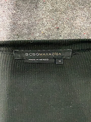 BCBGMAXAZRIA Black Long Sleeve Top Size M