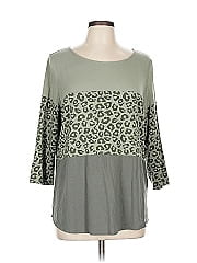 Belle By Kim Gravel 3/4 Sleeve T Shirt