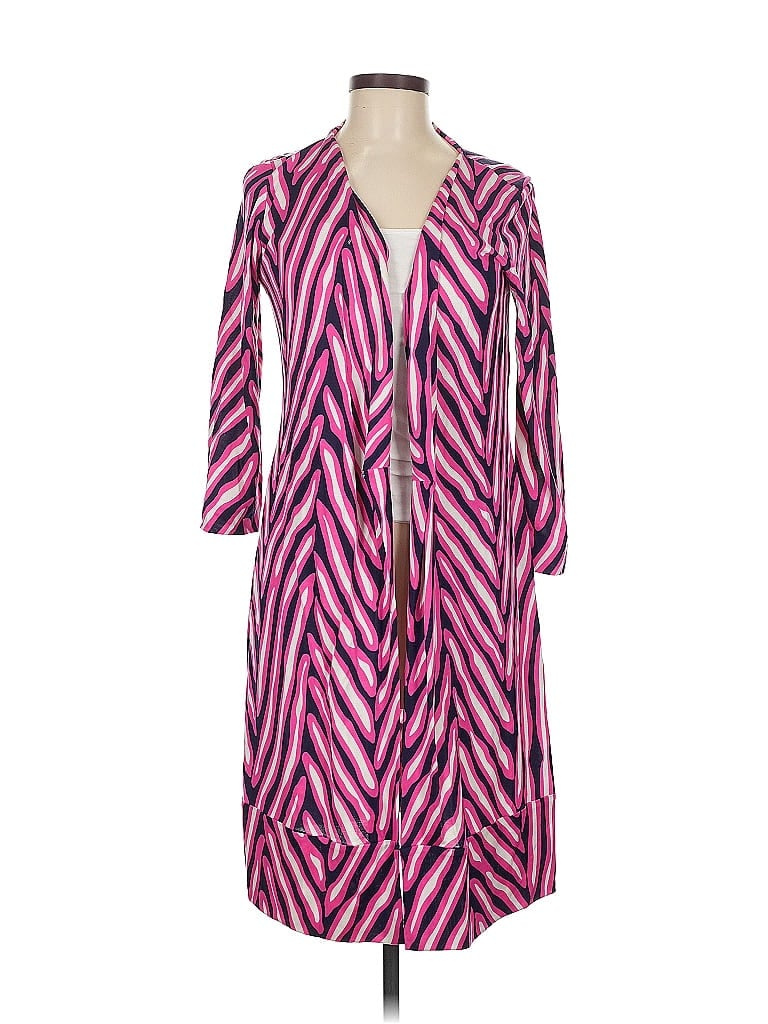 Pre-owned Diane Von Furstenberg Cardigan Sweater In Pink