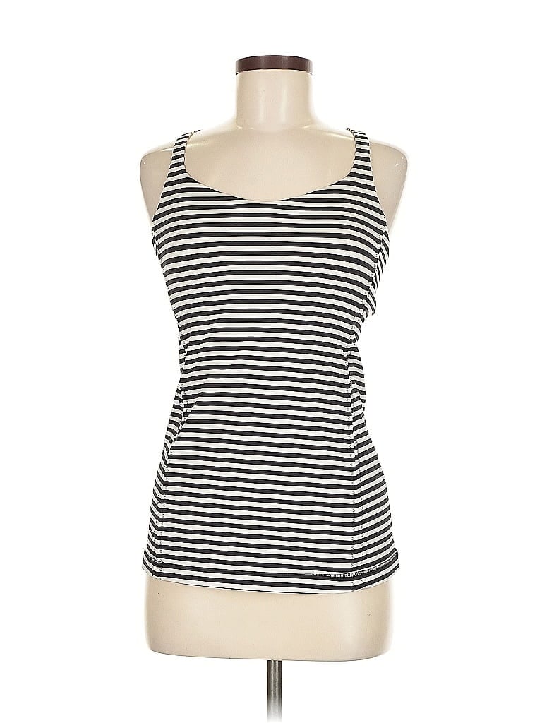 Pre-owned Lululemon Athletica Tank Top White Halter Neckline Tops